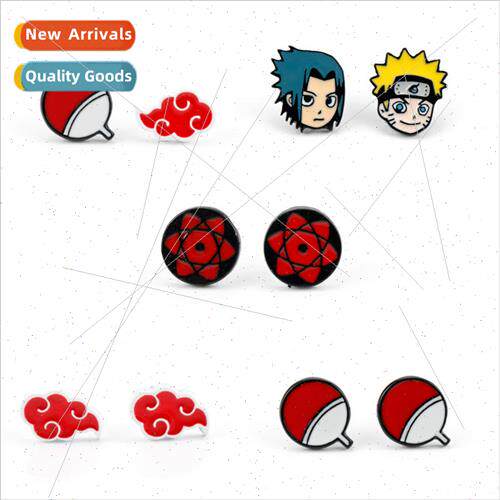 Japans anime Naruto Naruto Kakashi earrings drop oil cute ca