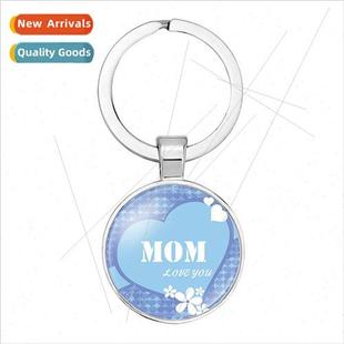 Jewelry key ring mom letters family mothers day gift time ge