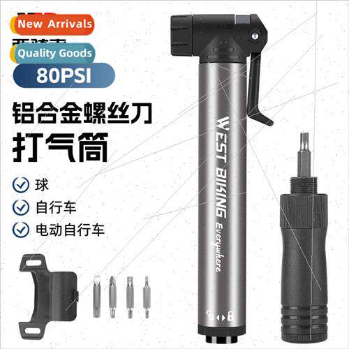 Bicycle Portable Emergency Pump MTB Road Bike Multifunctiona