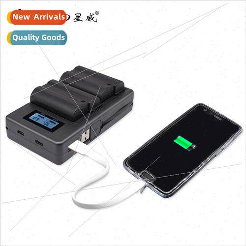 New USB LCD Smart EL-15 Charger Camera Battery Fast Dual Cha