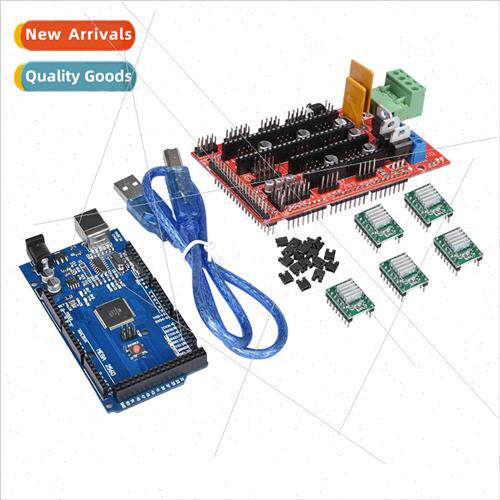 3D Printer Control Board Kit MEGA2560 R3 Improved + RAMPS 1.