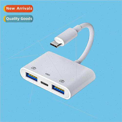 适用 Type-c cell phone OTG adapter to USB dual interface a d
