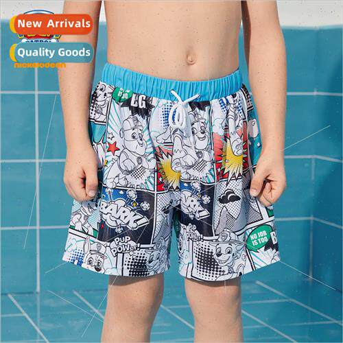 Woofers childrens swim trunks in small children cartoon beac