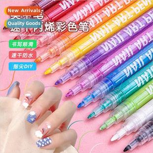 GN1306 Nail Pen DIY Nail Art Painting Acrylic Marker Metalli