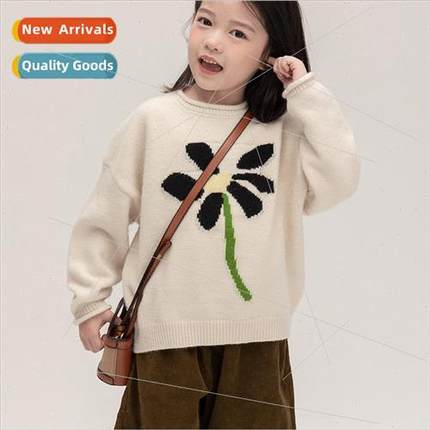 2023 fall new childrens pullover sweater in the size of the
