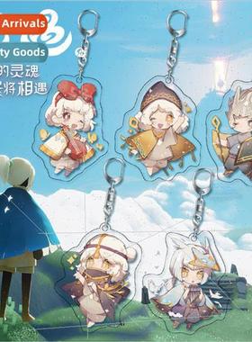 sky light encounter surrounding acrylic keychain game homo p