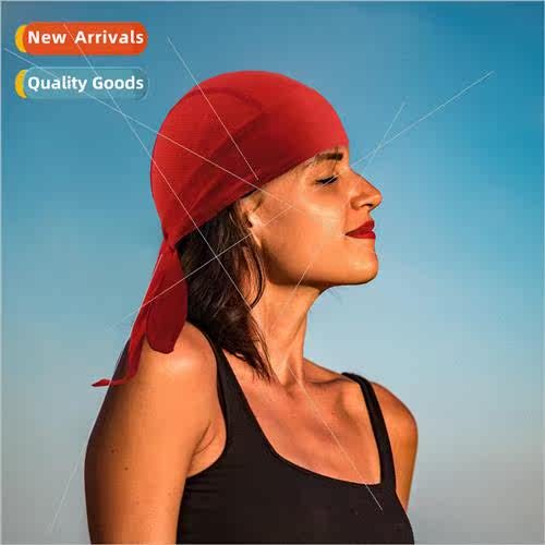 Outdoor cycling breathable cold triangle bandana solid color