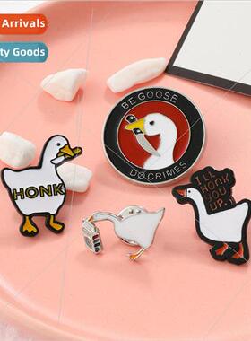 Cartoon animation game  Trickster goose  drip oil brooch cri
