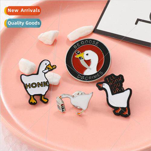 Cartoon animation game  Trickster goose  drip oil brooch cri