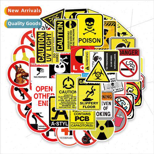 50 English logo graffiti stickers trolley case refrigerator