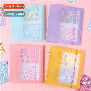 card holder organizer Korean transparent click book inse goo