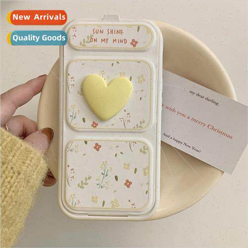 Fresh ins small broken flowers love iPhone 14 folding stand
