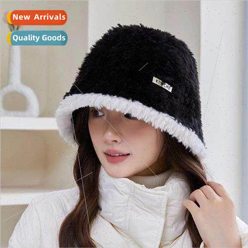 Autumn and winter new plush pot hat thickened cold cap warm