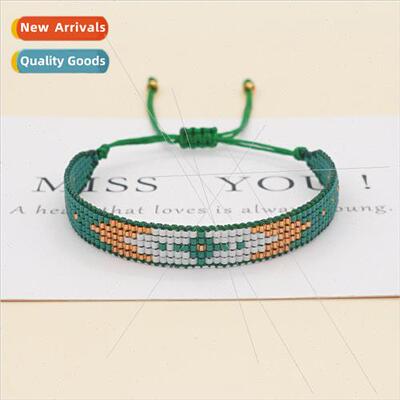 Handmade Glass Rice Bead Weaving and Beading Turkish Evil Ey