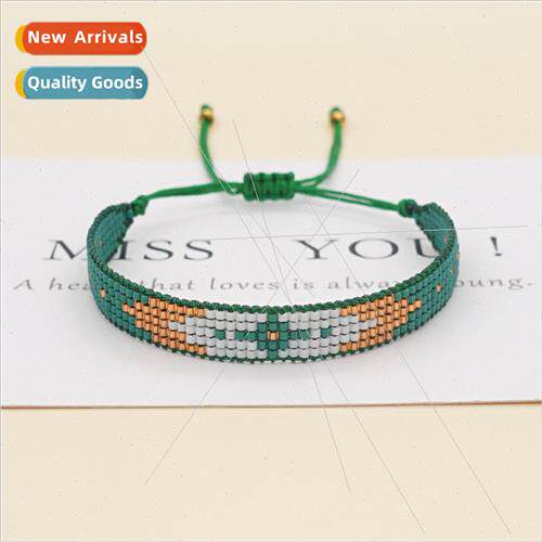 Handmade Glass Rice Bead Weaving and Beading Turkish Evil Ey