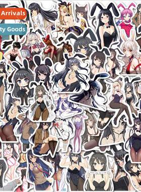 50 Bunny Girl Bunny Girl personalized graffiti stickers note