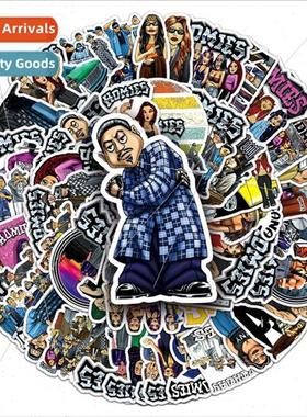 50 pcs homies brothers retro graffiti waterproof decorative