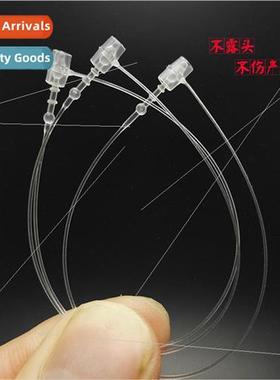 Hand threading needle flat head transparent mother of pearl