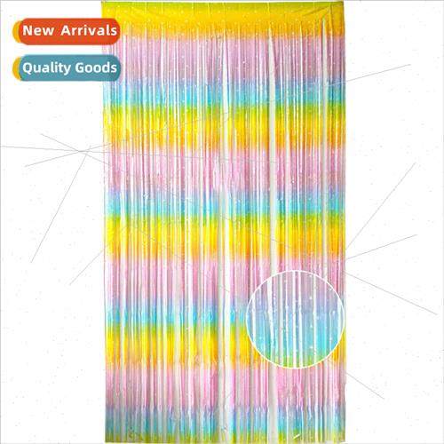 Macaron five-star rain silk door curtain birthday party wedd