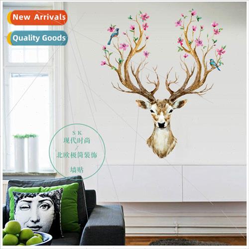 SK9003 Plum Blossom Deer wall stickers personalized living r
