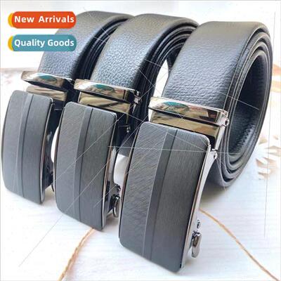 Outdoor Frosted Wrap Mens Belt Business Pendulum Alloy Belt