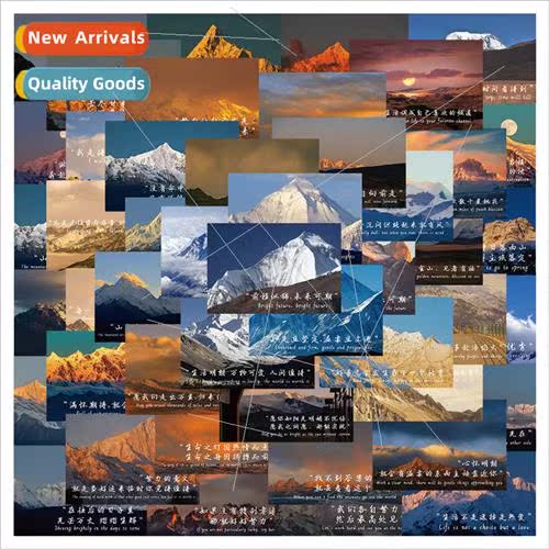 47 Scenic Sunset Western Mountains Stickers ggage Computer B