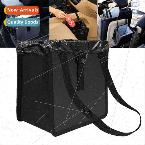 Car Storage Box Trash Can Trash Bag Car Interior Foldable Ca