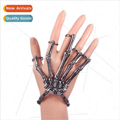 Halloween bracelet punk exaggerated metal texture even finge