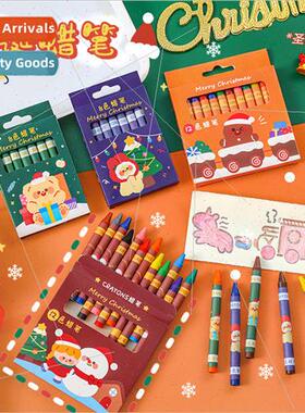 Christmas crayons 8 colors 12 colors crayon set Children doo