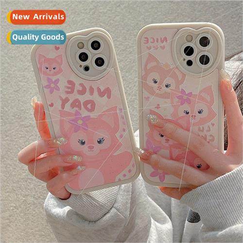 适用 iPhone13promax cartoon pink little fox apple 12 phone c