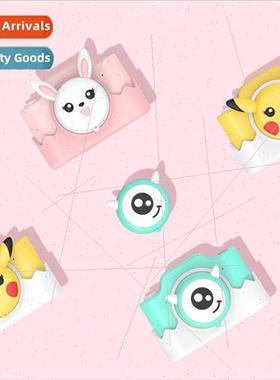 New dual-lens 2400W childrens camera digital toys can be pho