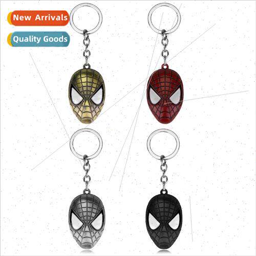 Avengers Spider-Man Mask Keychain Car Charms