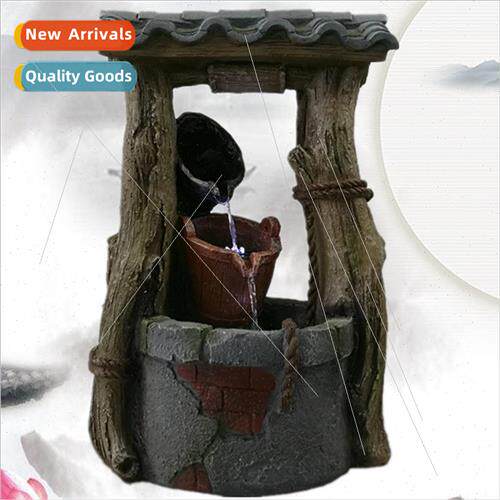 Saming Chinese creative ancient well fish pond living room r