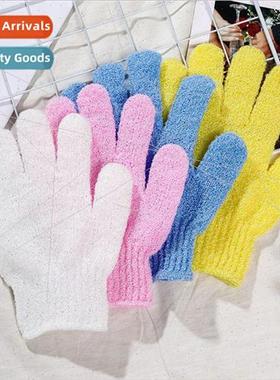 Hotel hotel bath towel nylon gloves five fingers bath utensi