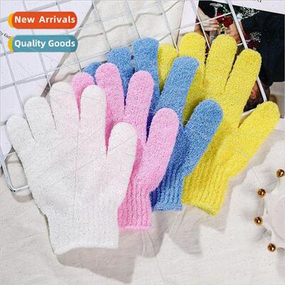 Hotel hotel bath towel nylon gloves five fingers bath utensi