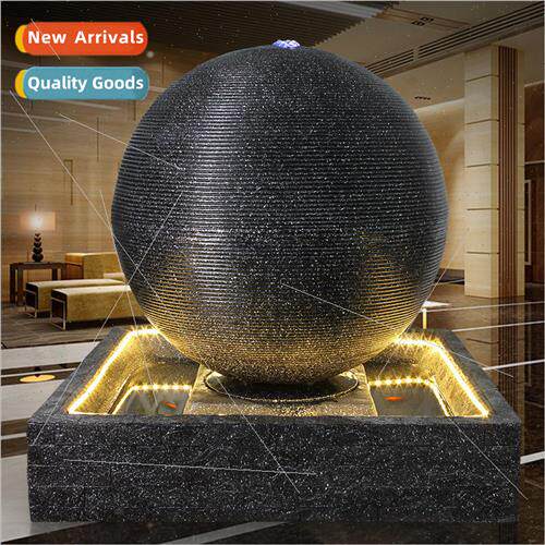 Creative  round ball fountain high-grade hotel club feng shu