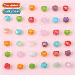 illusion crystal faceted mple hole handmade straight loo ins