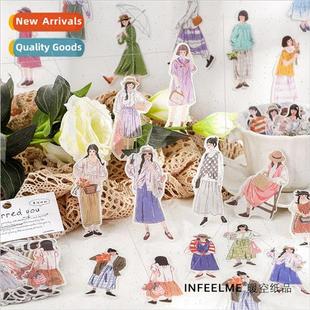 Preferred you series Washi characters pack cartoon sticker