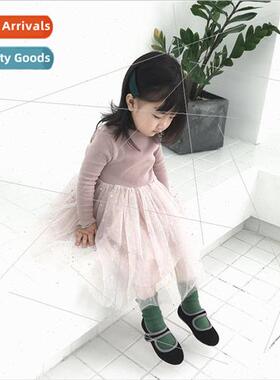The self dress girls new child princess dress Korean  of the