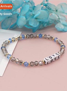 Bohemian mple Style String LOVE Letter Diamond Crystal Beads