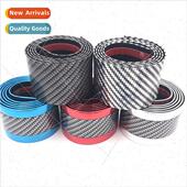 sill strips body fiber stickers door stepping Carbon anti