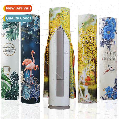 Elastic fabric boot free round air conditioner cover cabinet