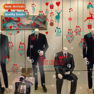 hanging Christmas decorations wall window New stickers XL829
