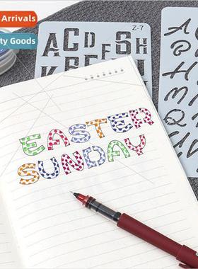 20 A6 Alphabet Combination Stencil Ruler DIY Handbook Skelet