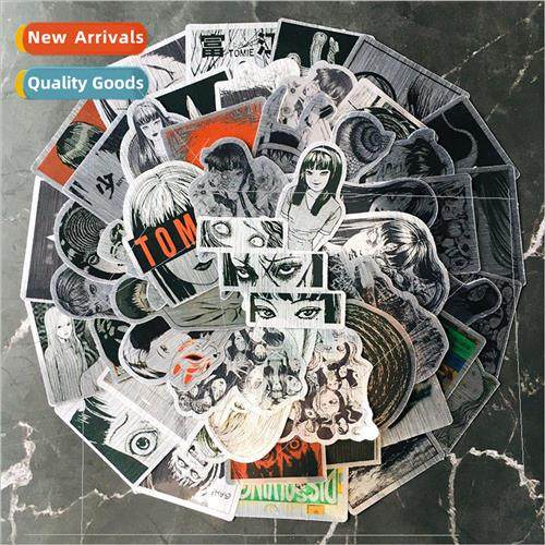 Laser model 50 stickers Tomie Japanese manga luggage noteboo