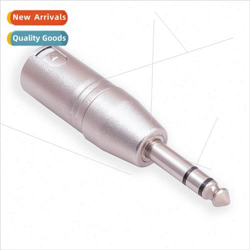 Metal 1/4 TRS Stereo 6.35 Male to Ca Male 3-Core Mixer Ampli