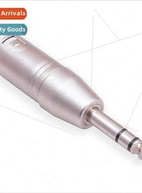 Metal 1/4 TRS Stereo 6.35 Male to Ca Male 3-Core Mixer Ampli