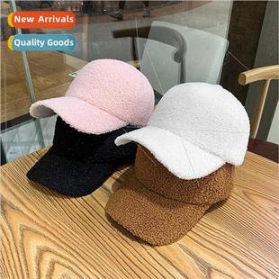 and ted baseball Korean tweed winter fall female cap new The