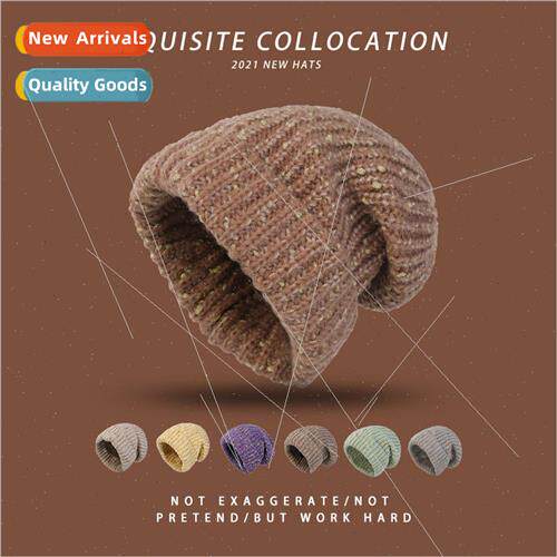Knitted cap womens Korea versatile winter cycling windproof