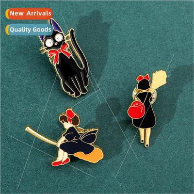 Cartoon Japanese comics around the metal badge little girl r
